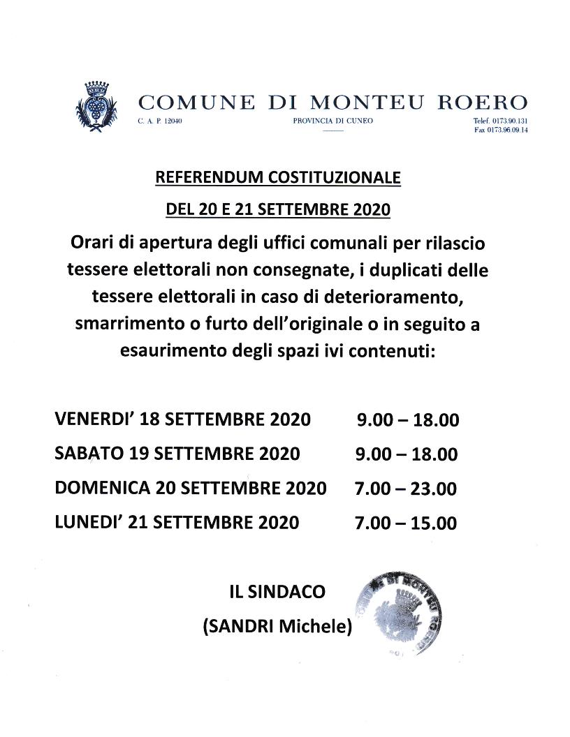 Logo reeferendum settembre 2020