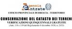 CONSERVAZIONE DEL NUOVO CATASTO DEI TERRENI